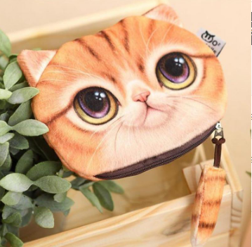 3D Big Eyed Cat Coin Purse