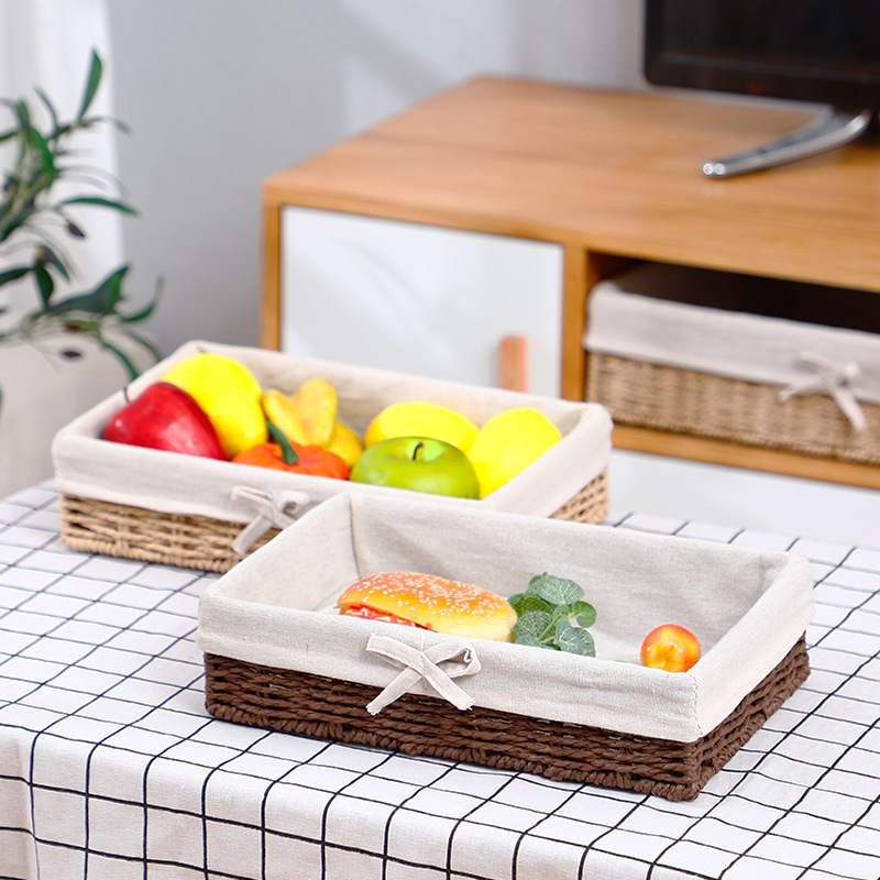 Straw Storage Basket – Toys, Snacks & Sundries
