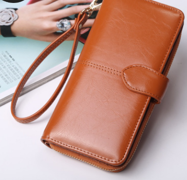 Long Clutch Bag, Elegant Handheld Purse