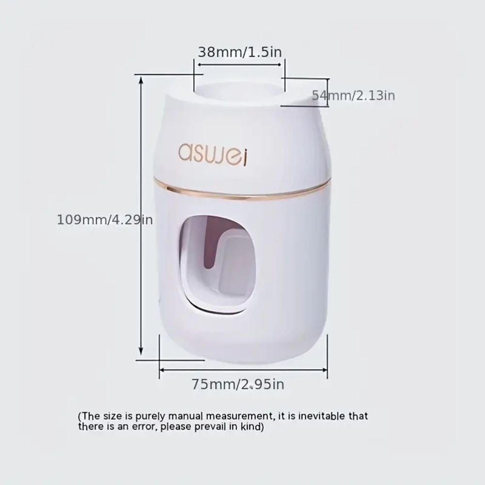 Automatic Wall-Mounted Toothpaste Dispenser and Holder