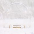 Acrylic Clutch Bag - Transparent Rectangular Purse