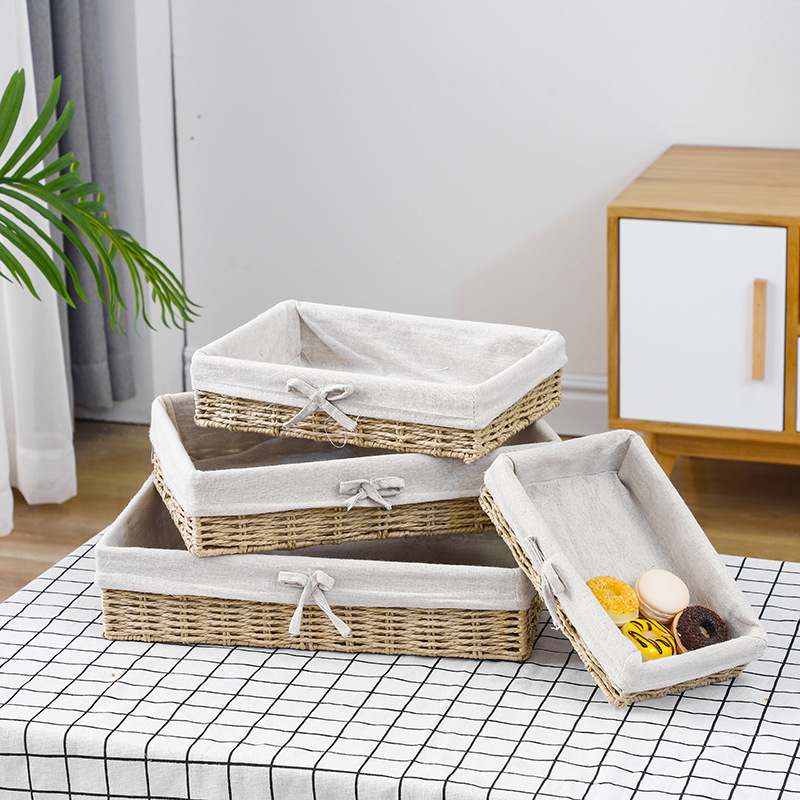 Straw Storage Basket – Toys, Snacks & Sundries