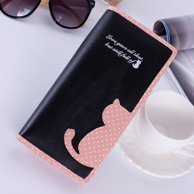 Cat Wallet, Women's Zipper Purse