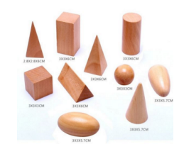 Montessori Educational Toys for Geometry Learning