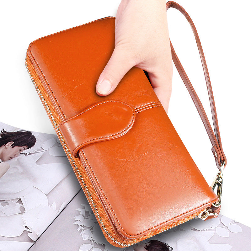 Long Clutch Bag, Elegant Handheld Purse