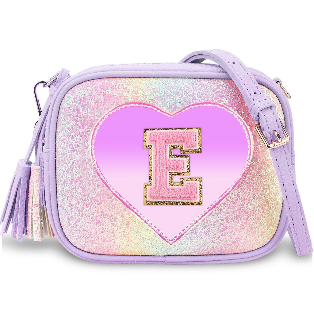 Purse Gifts for Little Girls - Kids Heart Purse Cute Crossbody Bag Teens Girls Birthday Gift E