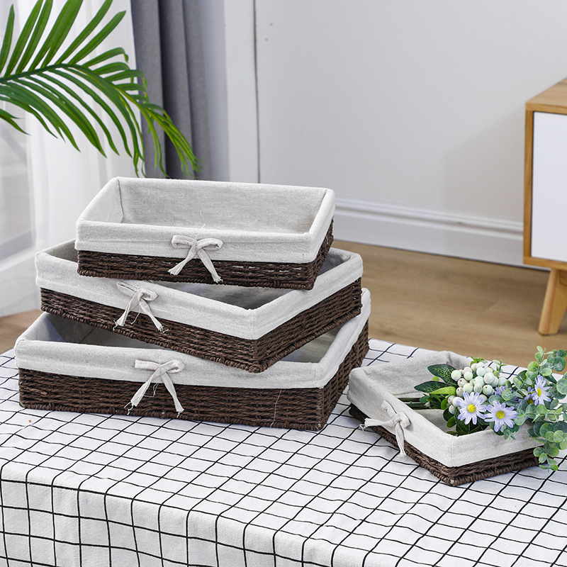Straw Storage Basket – Toys, Snacks & Sundries