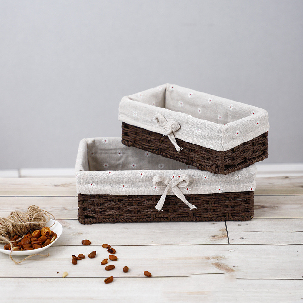 Straw Storage Basket – Toys, Snacks & Sundries