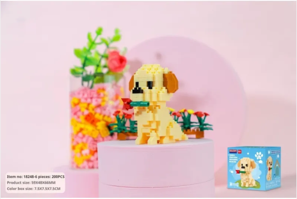 Shiba Inu & Dog Breed Building Block Toys