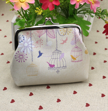 Cute Owl Animal Print Coin Purse