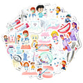 BulbaCraft 100Pcs Children Dental Stickers for Kids Dentist Toys for Dental Office Dental Office Toys Dental Toys for Kids Dentist Toys for Kids Teeth Toys Teeth Toys