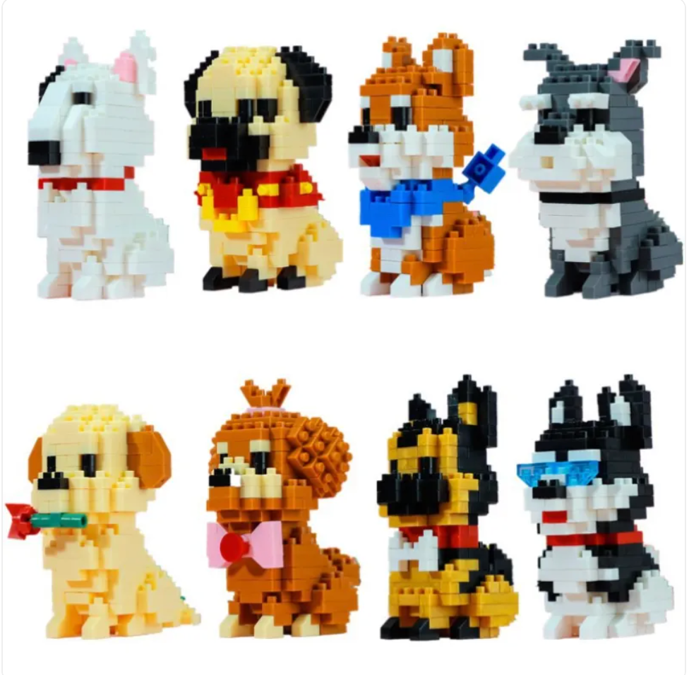 Shiba Inu & Dog Breed Building Block Toys