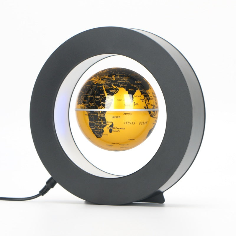Magnetic Levitation Globe - 4-Inch Blue Home Decor
