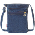 AOCINA Small Denim Purse Blue Jean Purse Shoulder Bag Denim Crossbody Bags for Women(E-Dark Blue)