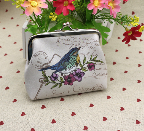 Cute Owl Animal Print Coin Purse