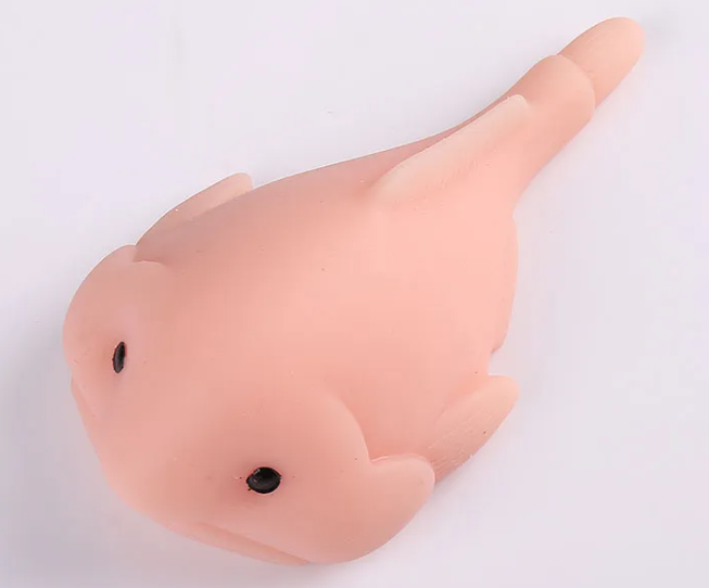Cute Colorful Big Ugly Fish Squeeze Toys
