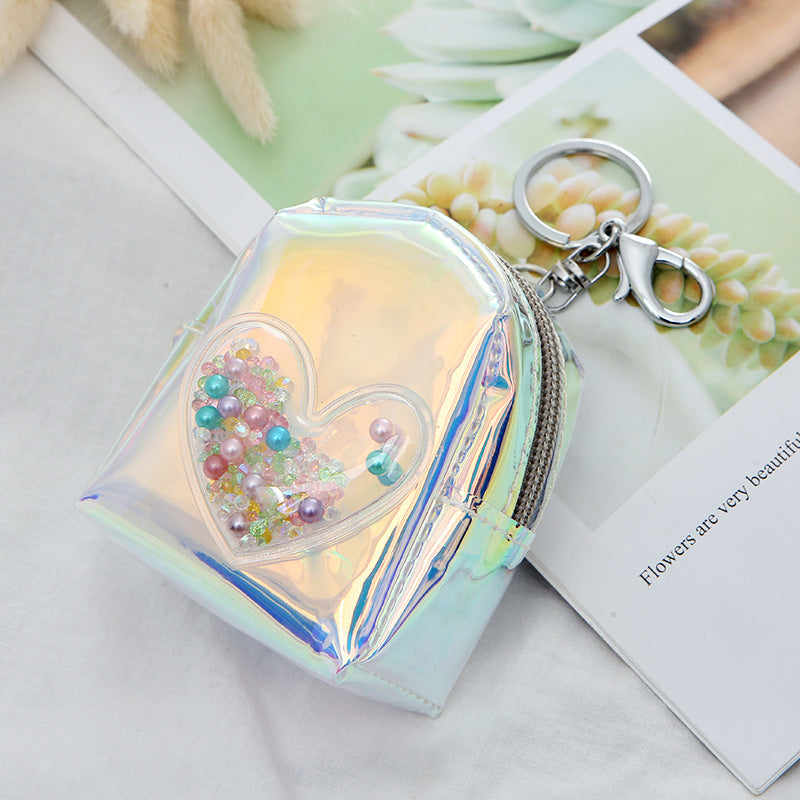 Laser Cut Heart Coin Purse for Women